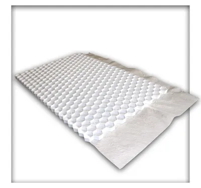 Produktbild von Kiesgitter Bodenwabe für Gartenkies Zierkies u.Splitt Wabenmatte Antiunkrautvlis 1 Platte ( 0,9 m² )