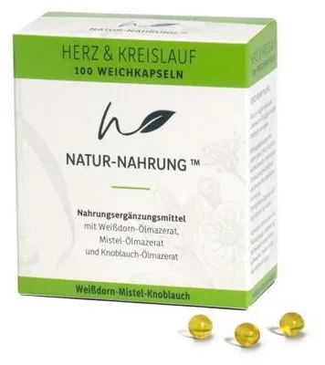 Produktbild von Natur-Nahrung Herz & Kreislauf Weißd.+Mistel+Knobl 100 St