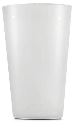 50er-Set wiederverwendbare Becher, transparent, 30 cl, Hartplastik
