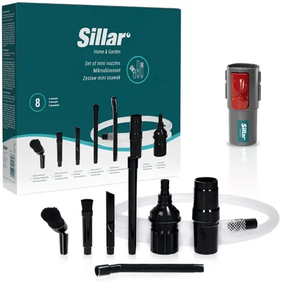 Obrázok produktu pre Sillar 8-dielna sada mini trysiek pre Dyson V7 V8 V10 V11 V12 – ideálna pre presné čistenie