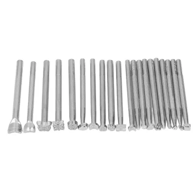 Obrázok produktu pre Nástroje na lisovanie kože, Nástroje na lisovanie kožených pečiatok, Kožené pečiatky, Súprava nástrojov na lisovanie kože, Nástroje na výrobu sediel, Lisovanie kože