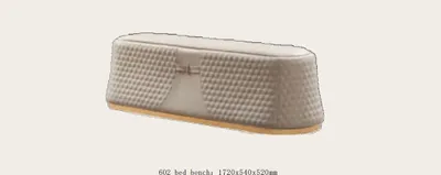 Produktbild von Designer Hocker Fußhocker Beistellhocker Ottomane Chaiselounge Sitzbank Polster