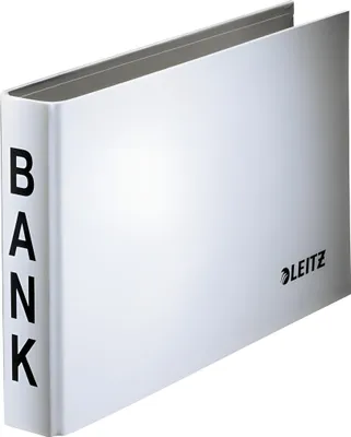 Productafbeelding van LEITZ Bankordner, voor rekeningafschriften, wit, met 2-ringsmechanisme