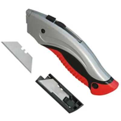 Produktbild von Hochleistungs universal profi Messer Teppichmesser mit 5 Klingen und Magazin