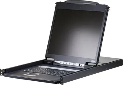 Zdjęcie produktu dla Przełącznik Kvm Aten Lcd 19" 8-Port Z Klawiaturą Us, Cl1308N-Us