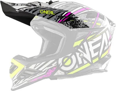 Kinder Crosshelm Bio-Hazard AHP - Motocross Helm Pink Fluoreszierend Für Quad & Downhill