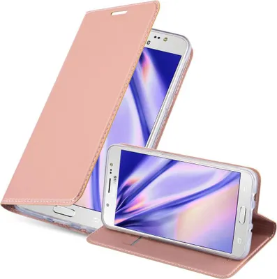 Produktbild von Cadorabo Handyhülle für Samsung Galaxy J5 2016 Schutz Hülle in Rosa Cover Etui Book Case Booklet