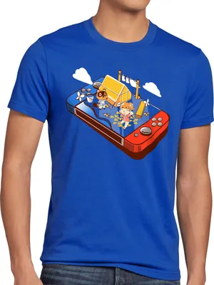 Produktbild von A.N.T. Crossing Pocket Herren T-Shirt animal videospiel horizons