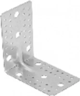 Obrázek produktu pro Úhelník s prolisem KP 7, 145x145x90x2,5 zinkovaný plech / balení 1 ks