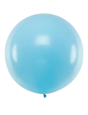 Produktbild von Rundballon 1m, Pastell Hellblau