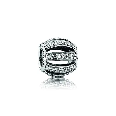 Produktbild von Pandora Charm Pavé-Kugel Zirkonia Sterling-Silber 791115CZ