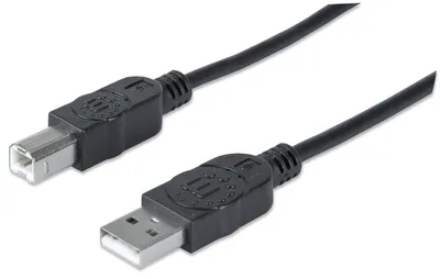 Immagine prodotto di MANHATTAN USB Kabel A -> B St/St  3.00m schwarz