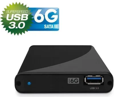 Immagine prodotto di fantec 2,5" SATA hard drive enclosure "225U3-6G", USB 3.0