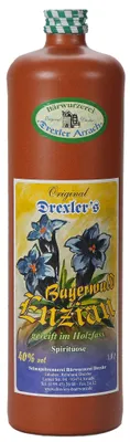 Produktbild von Drexler| Bayerwald Enzian | Spirituose | 1l. Tonkrug