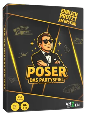 Imagen del producto de El juego de fiesta: un juego de mesa para amigos y familiares, un juego de cartas con más de 80 preguntas