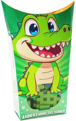 Zdjęcie produktu dla Klocki wafle mini PocketPets Krokodyl 06910