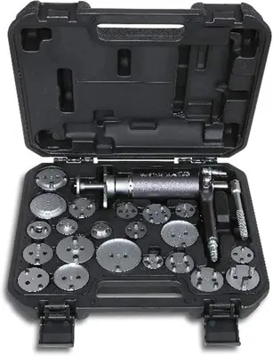 Productafbeelding van Pneumatisch Gereedschap Remzuigers - Remzuiger Tool - Remmen Onderhoud - Links en Rechts Draaiend - 387 Kilogram - Zwart/Oranje