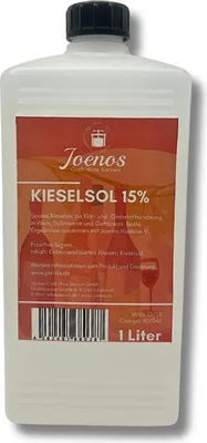 Produktbild von Kieselsol l 15% - 1 Liter für die Klärschönung und Gerbstoffschönung in Wein, Süßreserve und Getränken