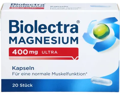 Produktbild von Biolectra Magnesium 400 mg ultra Kapseln, 20 St. Kapseln