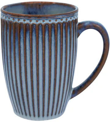 Produktbild von Greengate Alice Becher mit Henkel groß oyster blue 0,5l