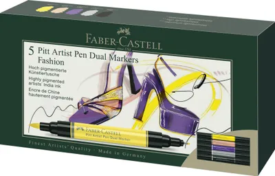 Produktbild von Faber-Castell 162006, 5 Stück(e), Gemischte Farben, Gemischte Farben, Rund, Tinte auf Wasserbasis, Box