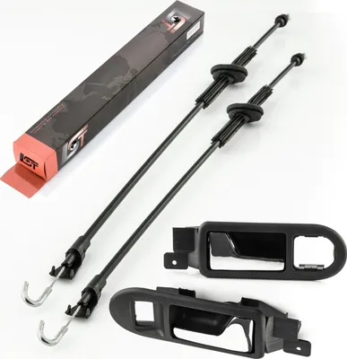 Produktbild von 2x  Türöffner Griffschale Griff innen vorne Bowdenzug Set für VW Passat B5