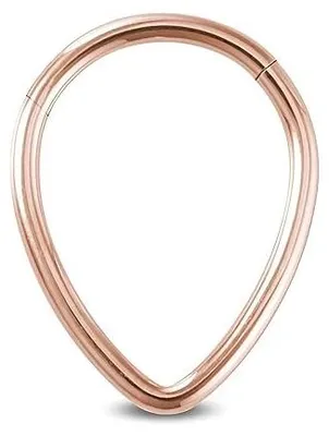 Zdjęcie produktu dla Kolczyk do nosa tragus stal nierdzewna 316L srebrny 8 mm