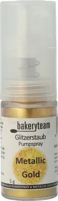 Produktbild von bakeryteam Metallic Dust Gold Pump-Puder 5 g