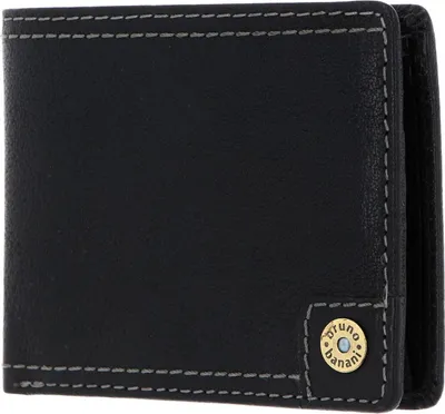 Image de bruno banani Cuir porte-monnaie Wallet Black noir