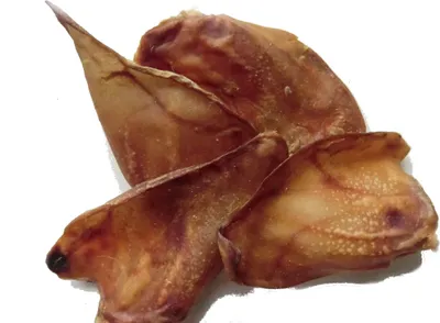 Produktbild von Kaureks Natur Hundeleckerlies Schweineohren 50 Stk. wie Rinderohren für Hunde, Kauartikel, Kausnack