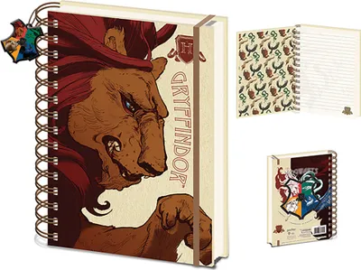 Immagine prodotto di Harry Potter - Taccuino - Case intricate