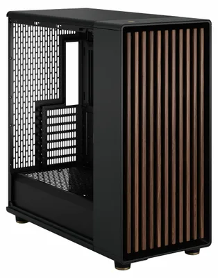 Produktbild von Fractal Design North XL, Midi Tower, PC, Schwarz, Anthrazit, ATX, EATX, micro ATX, Micro-ITX, Stahl, Gehärtetes Glas, Holz, Gaming
