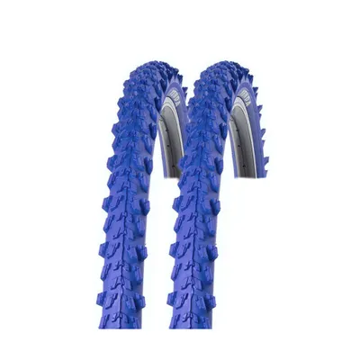 Produktbild von 2 Stück Fahrradreifen Kenda 24" MTB Reifen 24x1,95 (50-507) blau 2er Set K-829