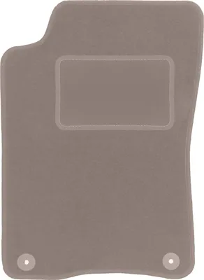 Immagine prodotto di Tappetino conducente in velluto beige compatibile con Audi 80 B3 (1986-1991, berlina) – con fissaggi – su misura