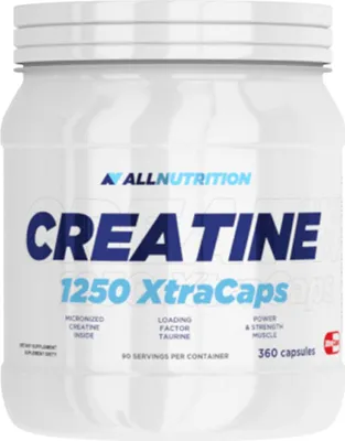 Produktbild von Allnutrition Creatine Monohydrate 1250 Xtracaps 360caps