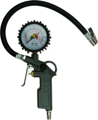 Image de Geko G01101 --Gonfleur de pneus avec manomètre, multicolore