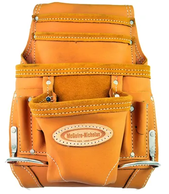 Zimmermannstasche 10 Taschen Volnerf Leder Braun