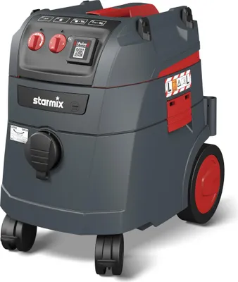 Produktbild von Starmix L-1635, 1600 W, Trommel-Vakuum, Trocken&Nass, 35 l, 69 dB, Schwarz, Rot
