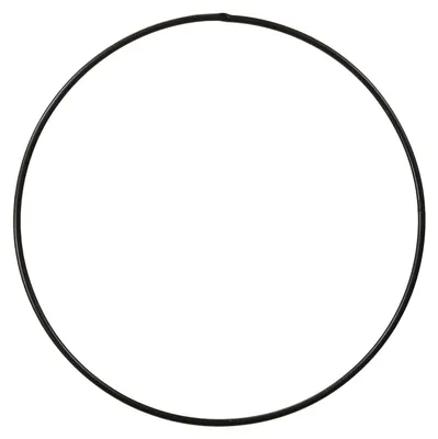Produktbild von Metallring schwarz Ø 20 cm, Drahtstärke 4 mm