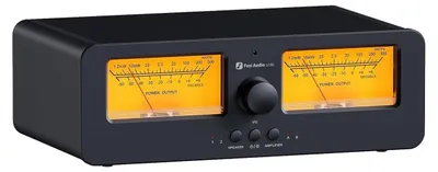 Zdjęcie produktu dla Fosi Audio LC30 2-drożny przełącznik audio z miernikiem VU – HiFi
