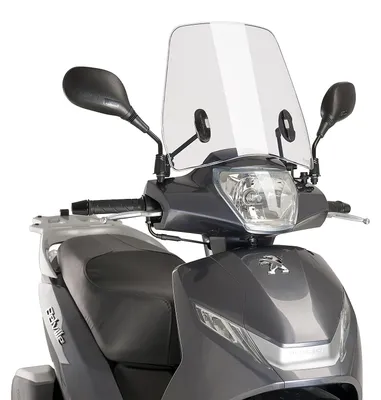 Imagen del producto de Visera transparente Puig para Peugeot Belville, estilo urbano