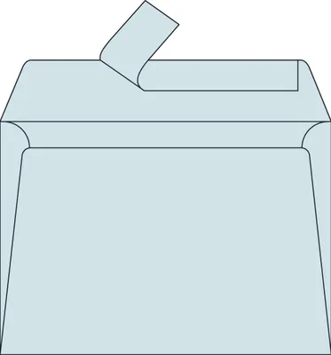 Produktbild von Briefumschlag C6 120g/qm blau VE=10x20 Stück
