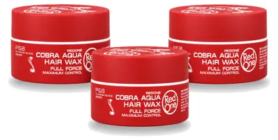 Obrázok produktu pre 3 x Vosk na vlasy Red One Cobra Aqua – Maximálna fixácia – 150 ml – Výhodný balík – 3 kusy