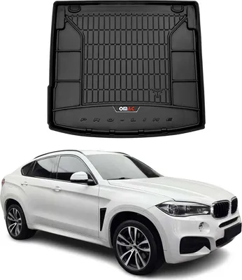 Image de OMAC Tapis de coffre caoutchouc pour BMW X6 F16 F86 2014-2019 Noir Premium