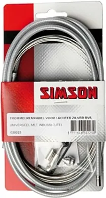 Produktbild von Simson Trommelbremszugsatz universal grau