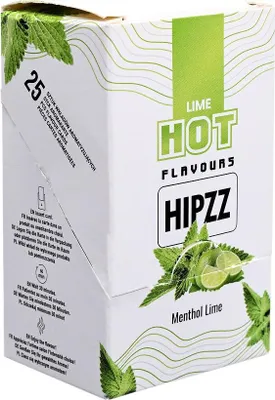 Produktbild von 25 x Hipzz Menthol-Limette-Zigarettenaromakarte