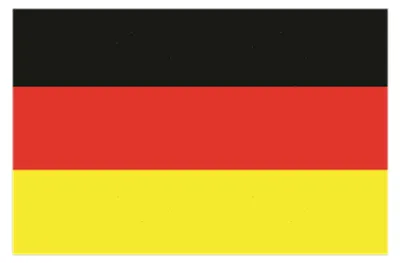 Flaggen-Set 2 Stück 150 x 90 cm Deutschland