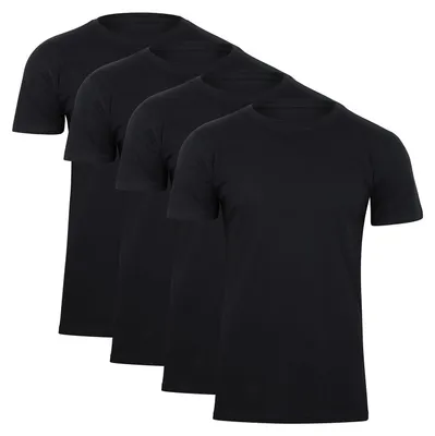 Produktbild von Basic T-Shirt, Rundhalsausschnitt, 2er-Pack (von 8 Stück), 100% Baumwolle