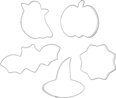 Produktbild von Halloween-Ausstechformen-Set, 6-teilig, Edelstahl
