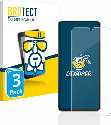 Produktbild von 3x BROTECT Schutzglas für Samsung Galaxy S21 5G Schutzfolie Panzer Folie Glas Display Schutz klar